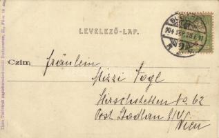 1904 Budapest I. Kilátás a Margitsziget felé. Divald Károly 15. sz