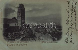 1913 Kastav, Castua; Blick auf Abbazia / general view (EK)