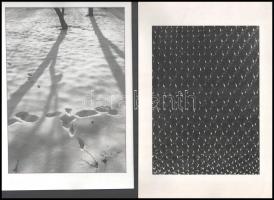 cca 1970-1985 Vegyes művész fotó kirakatokról, Duna-korzóról stb., néhány a hátulján feliratozott, 4...