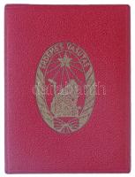 ~1970-1980. "Érdemes Vasutas" zománcozott fém jelvény eredeti tokban (45x30mm) + "A M...