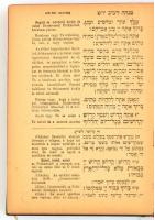 3 db régi imakönyv, két nyelvűek (héber/magyar és német), kopottas vászonkötésben, némely sérült ger...