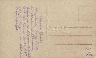 1917 Litzmann Brücke. Kriegsbrücke über den Pruth bei Czernowitz / WWI Austro-Hungarian K.u.K. milit...