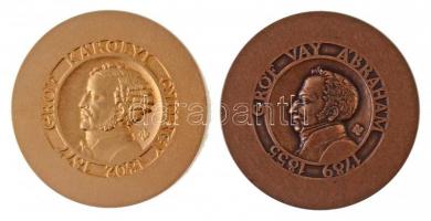 DN "Magyar Tudományos Akadémia 1825 / Gróf Károlyi György 1802-1877" kétoldalas aranyozott...