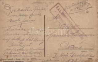 1918 Kotor, Cattaro; Most Gurdic / Brücke Gurdic / bridge, port (EK)