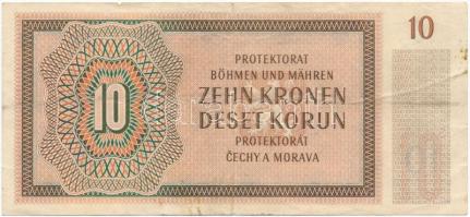 Német Harmadik Birodalom / Cseh-Morva Protektorátus 1942. 10K T:III 
German Third Reich / Protector...