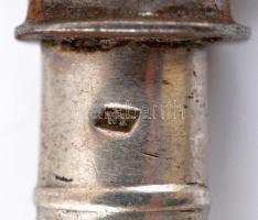 Ezüst (Ag) kanalak (6 db), és ezüst (Ag) villák, és 1 db ezüst (Ag) merőkanál, a merőkanalat leszámí...