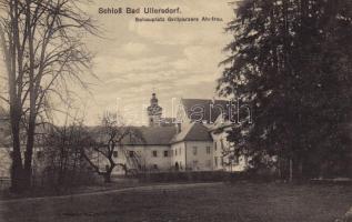 1913 Velké Losiny, Bad Ullersdorf, Groß Ullersdorf; Schauplatz Grillparzers Ahnfrau / castle. Verlag Jos. Sandmann No. 929. (EK)