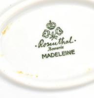 Rosenthal porcelán kínálótál, matricás, jelzett, kopásnyomokkal, kis lepattanással, 28x37 cm+ C.T. A...