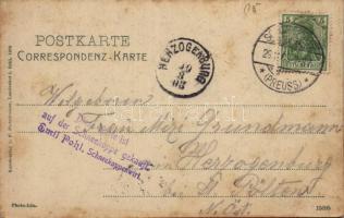 1903 Krkonose, Riesengebirge, Karkonosze; Die Schneekoppe / mountain. Kunstverlag v. F. Pietschmann ...