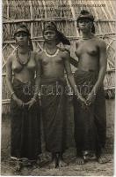 Fouta-Djallon, Jeunes Foulahs / fula people, Half-nude women, African folklore