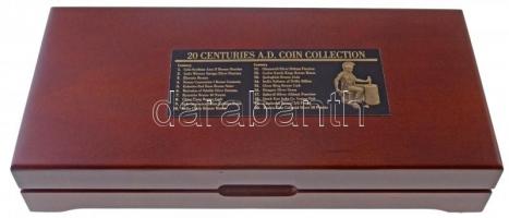 "Érmék 20 évszázadból" 20db klf érme a Kr. u. I. századtól kezdve egészen a XX. századig, ...