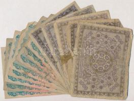 Ausztria 1922. 100K (5x) + 1000K (9x) T:II,III
Austria 1922. 100 Kronen (5x) + 1000 Kronen (9x) C:X...