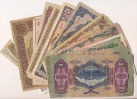 23db vegyes magyar és külföldi bankjegy, közte főleg pengők T:vegyes