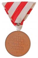 Ausztria DN Hűséges Szolgálat Érdemérem - 40 év aranyozott Br kitüntetés eredeti mellszalagon (40mm) T:1-,2 Austria ND Faithful Service Medal - 40 years gilded Br medal with original ribbon (40mm) C:AU,XF