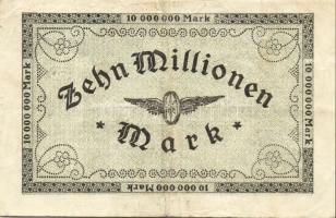 Német Birodalom/Weimari Köztársaság/Német Birodalmi Vasutak/Köln 1923. 10.000.000M T:II/III+