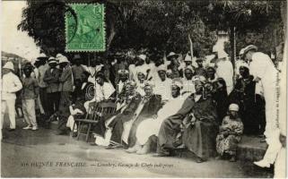 Conakry, Groupe de Chefs indigénes / native chiefs, African folklore
