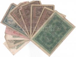 Német Birodalom 1914. 1M (3x) + 2M + 50M + 1915. 20M + 1918. 20M (4x) T:III,III-
German Empire 1914...