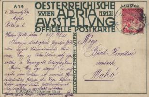 Vienna, Wien; Oesterreichische Adria Ausstellung 1913. Buccari Türkisches Haus /  Austrian Adriatic ...