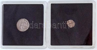 1390-1427. Denár Ag "Zsigmond" + 1387-1427. Parvus Ag "Zsigmond" mindkét érme le...