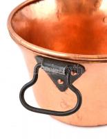 Réz üst, m: 17,5 cm, d: 29,5 cm