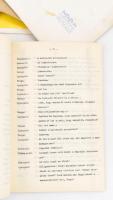 cca 1970-1980 Vegyes a magyar televíziónak készült színdarab, filmovella, komédia, és egy nyílt levé...