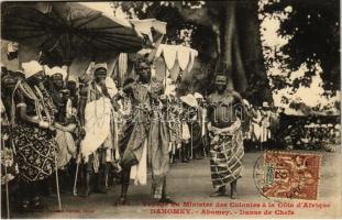 Abomey, Danse de Chefs, Voyage du Ministre des Colonies á la Cote dAfrique / dance of Chiefs, African folklore