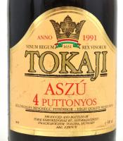 1991 Tokaji Aszú 4 puttonyos, Tokaj Kereskedőház Rt., Tolcsva, 0,5 l