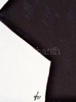 Kun Sarolta (1990- ): Buborékok. Akvarell-tus, papír, jelzett, felcsavarva, 70×50 cm