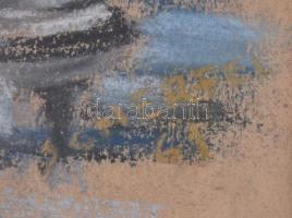 Scherfel Tibor (1942-2019): Csendélet kehellyel. Pasztell, karton, jelzett és datált (Scherfel 61), ...