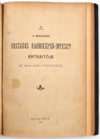 Kolligátum: dr. Blau Lajos: Tanulmányok a Biblia bevezetés köréből, A Budapesti Országos Rabbiképző-...