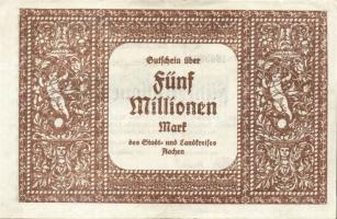 Német Birodalom/Weimari Köztársaság/Aachen 1923.7.20. 5000.000M T:II