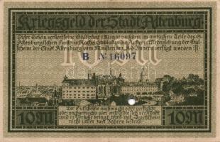 Német Birodalom/Weimari Köztársaság/Altenburg 1918.11.15. 10M hivatalos érvénytelenítéssel T:II