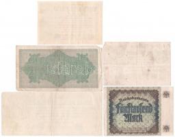 Németország / Weimari Köztársaság 1922. 1000M + 5000M + 1923. 1.000.000M (2xklf) + 2.000.000 T:III 
...
