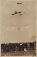 1913 Air show of Adolphe Pégoud, French aviator and fighter ace during WWI, near Wien (Vienna). Verlag Bediene dich selbst (Brüder Kohn) (fl)