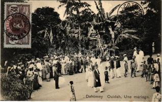 Ouidah, Whydah; Une mariage / wedding, African folklore