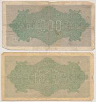 Németország / Weimari Köztársaság 1922. 1000M (5x) T:III 
Germany / Weimar Republic 1922. 1000 Mark...