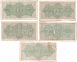 Németország / Weimari Köztársaság 1922. 1000M (5x) T:III 
Germany / Weimar Republic 1922. 1000 Mark...