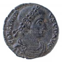Római Birodalom / Siscia / II. Constantius 337-341. AE3 Cu (1,57g) T:2 Roman Empire / Siscia / Constantius II 337-341. AE3 Cu CONSTANTI-VS PF AVG / GLOR-IA EXERC-ITVS - ASIS (1,57g) C:XF RIC VIII 86.