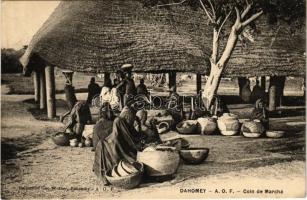 Dahomey, Coin de Marché, A. O. F. / market