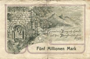 Német Birodalom/Weimari Köztársaság/Annweiler 1923.8.18. 500.000M T:III-/IV+