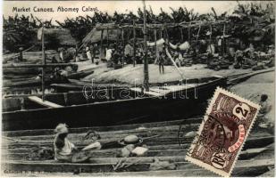 Abomey Calavi, Market canoes