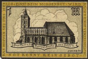 Német Birodalom/Weimari Köztársaság/ Frankfurt D.N. 10Pf + 25Pf + 50Pf + 100Pf 4klf db, teljes sor T...