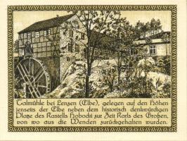 Német Birodalom/Weimari Köztársaság/ Lenzen D.N. 50Pf(3x) + 75Pf(3x) 6klf db, teljes sor T:I