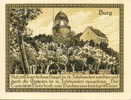 Német Birodalom/Weimari Köztársaság/ Lenzen D.N. 50Pf(3x) + 75Pf(3x) 6klf db, teljes sor T:I