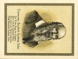 Német Birodalom/Weimari Köztársaság/ Lenzen D.N. 50Pf(3x) + 75Pf(3x) 6klf db, teljes sor T:I