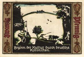 Német Birodalom/Weimari Köztársaság/ Fürstenwalde 1921. 20Pf(3x) + 25Pf(3x) + 50Pf(3x) 9klf db, telj...