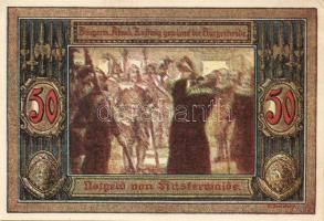 Német Birodalom/Weimari Köztársaság/ Finsterwalde 1921. 25Pf + 50Pf + 75Pf 3klf db, teljes sor T:I