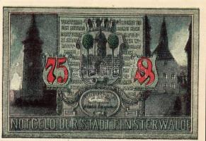 Német Birodalom/Weimari Köztársaság/ Finsterwalde 1921. 25Pf + 50Pf + 75Pf 3klf db, teljes sor T:I