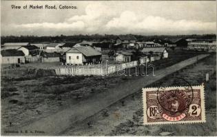 Cotonou, view of Market Road