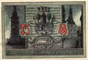 Német Birodalom/Weimari Köztársaság/ Finsterwalde 1921. 25Pf + 50Pf + 75Pf 3klf db, teljes sor T:I